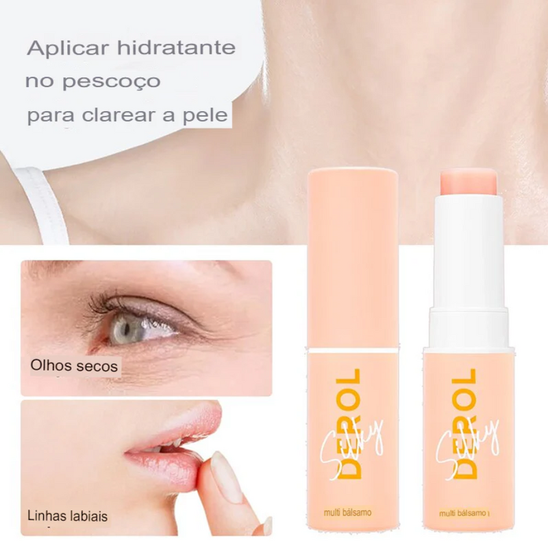 Hidratante Multi Balm antirrugas, olheiras e linhas de expressão